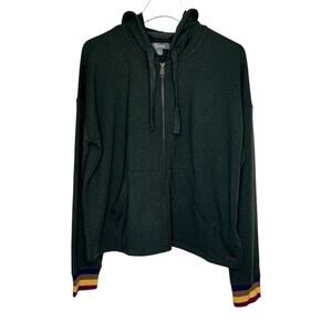 NATURAL REFLECTIONS Terry Full-Zip Long-Sleeve Hoodie Women’s Size Large